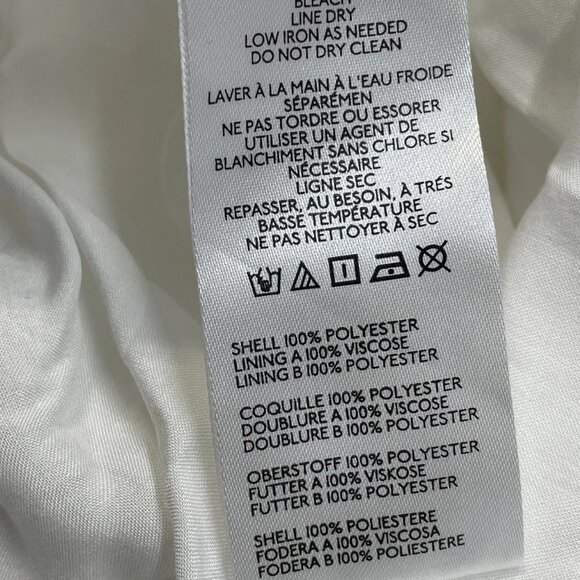 BHLDN Women's Dress Mini Back Lace Size M White - Picture 9 of 10